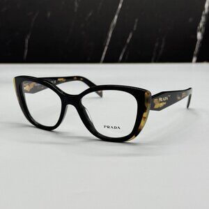 NEW PRADA PRB04V 3891O1 HAVANA WOMEN EYEGLASSES PR B04V 3891O1, VPR B04 3891O1